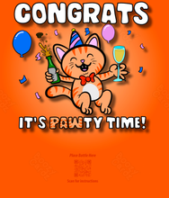 Load image into Gallery viewer, CONGRATS IT&#39;S PAWTY TIME!
